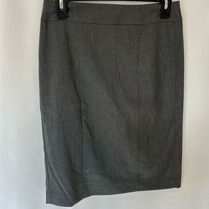 Ann Taylor Factory Gray Pencil Skirt size 0